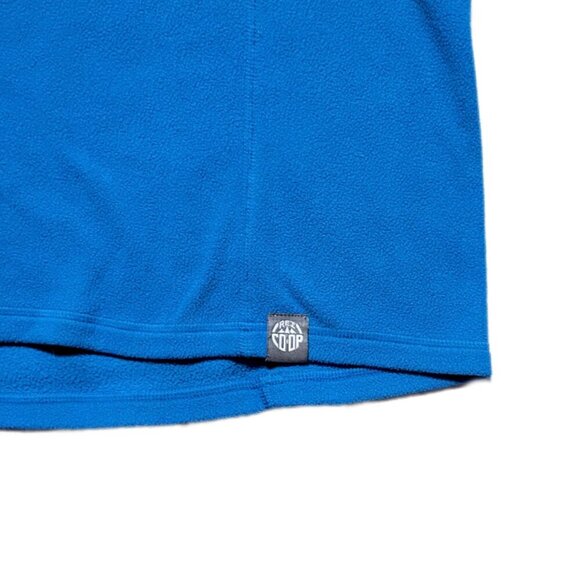 REI Co-op Women’s L Blue 1/4 Zip Fleece Pullover Sweater Hiking Outdoor - Picture 3 of 10